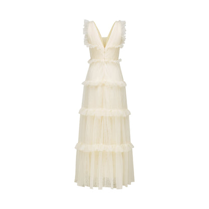 Sophina embellished ruffled maxi dress (US Only)