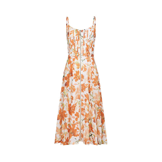 Perrine floral-print midi dress