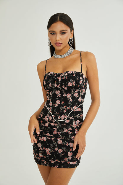 Isabeau floral print mini dress (US Only)