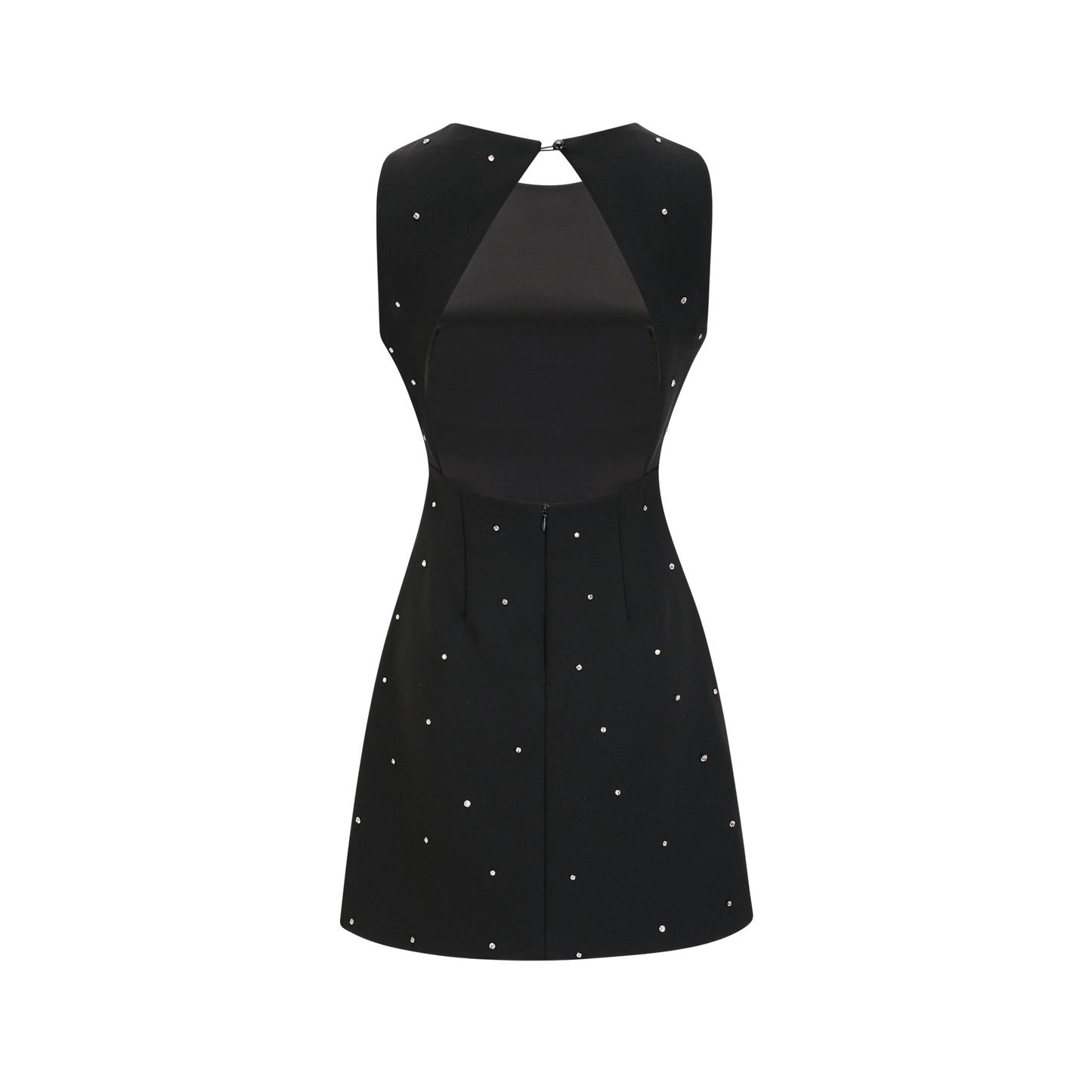 Delainey crystal-embellished open-back dress (US Only)