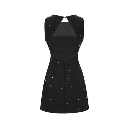 Delainey crystal-embellished open-back dress (US Only)