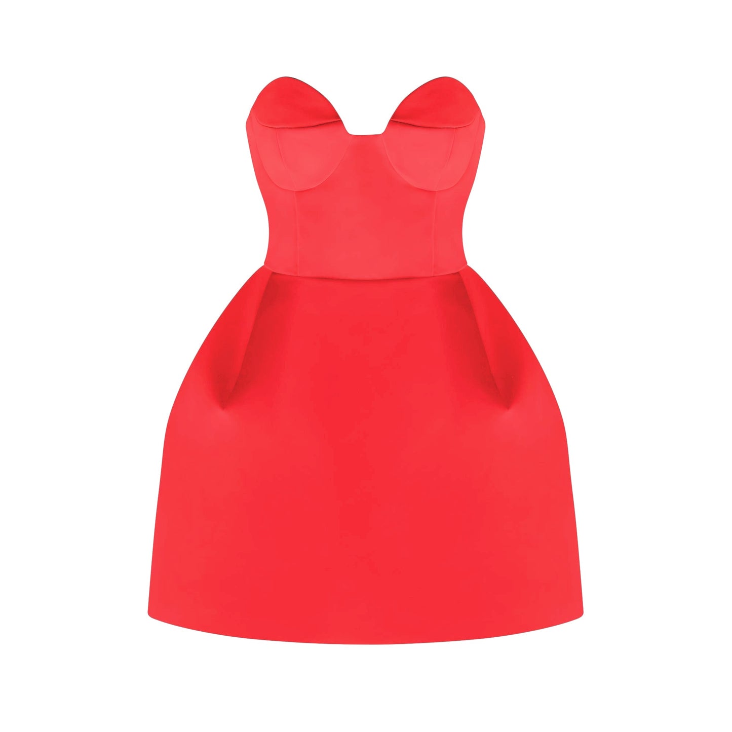 Laure white bustier off-shoulder mini dress (US Only)