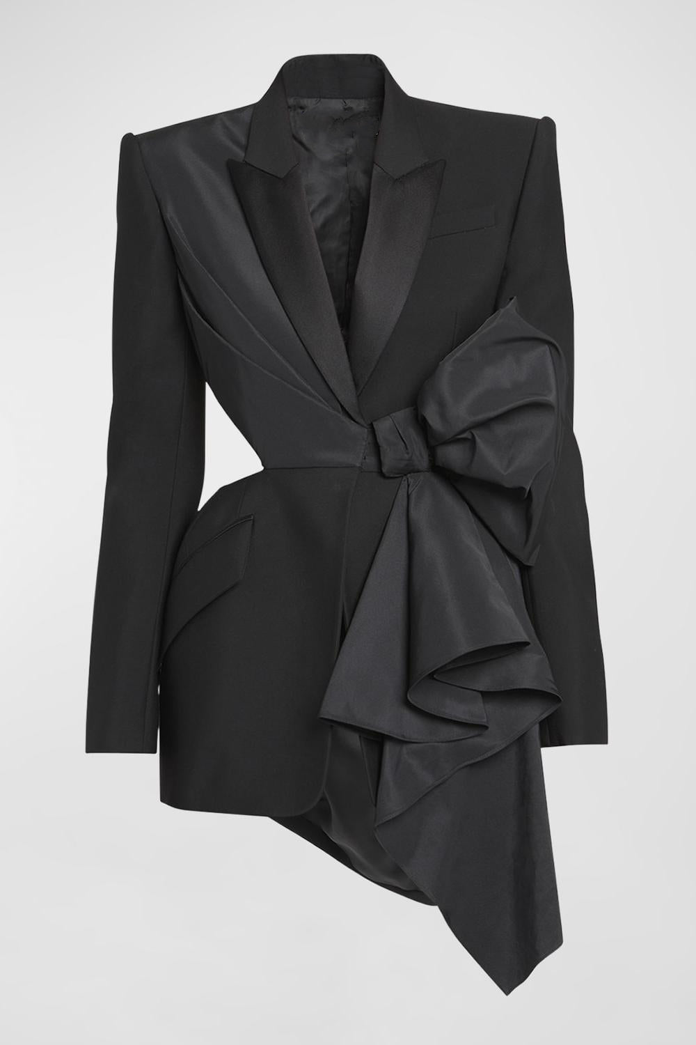 Layla Cut-out Bow-embellished Blazer