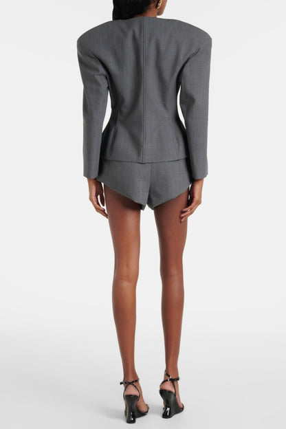 Dalida Cinched Waist Blazer