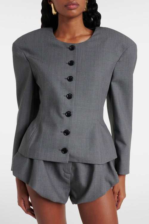 Dalida Cinched Waist Blazer