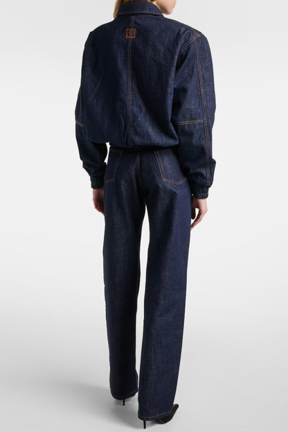 Austyan Denim Bomber Jacket