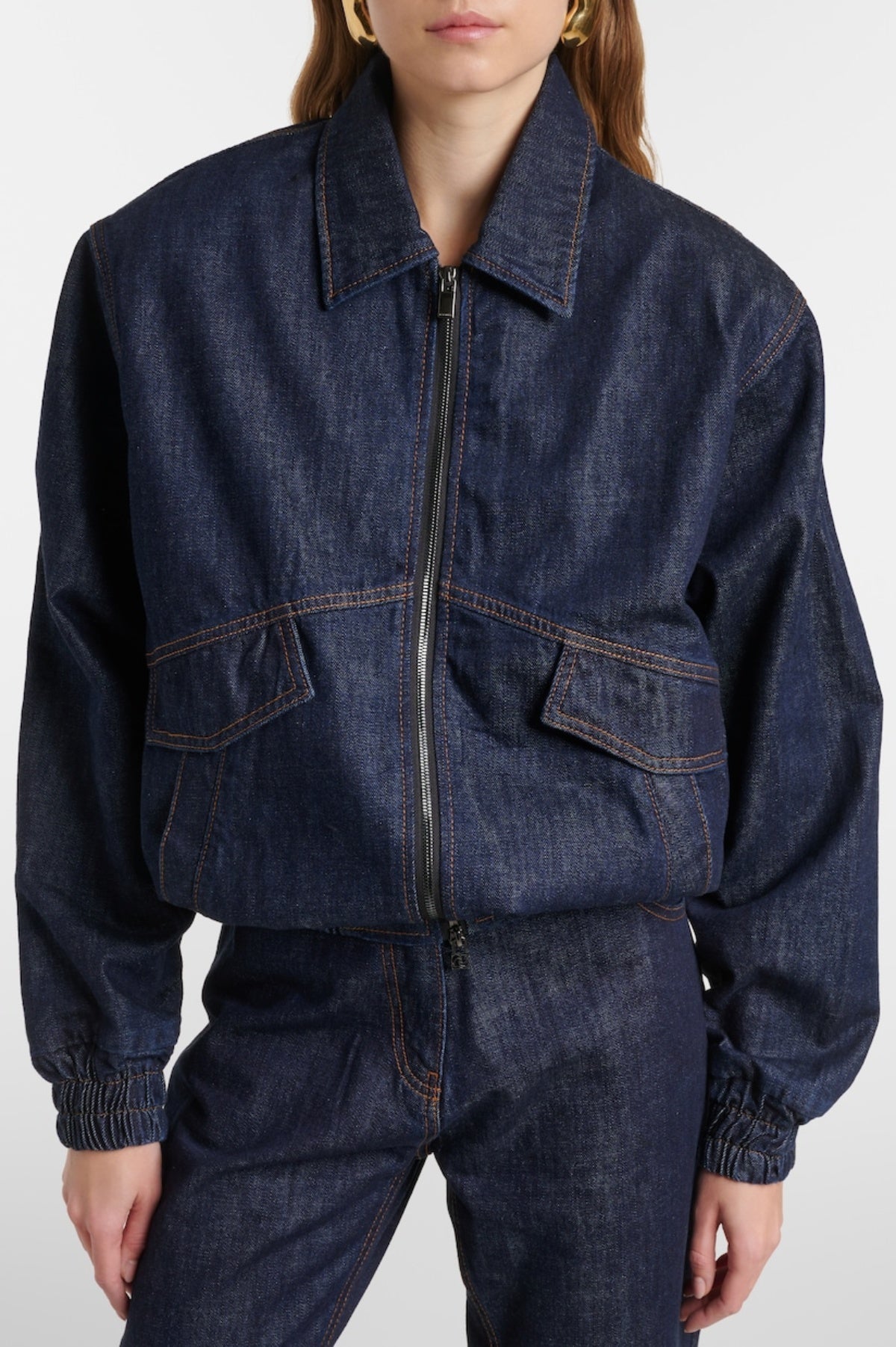 Austyan Denim Bomber Jacket