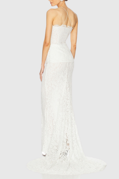 Beckie Lace Top - White