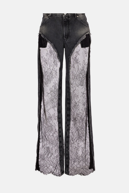 Bionne Lace Panel Jeans