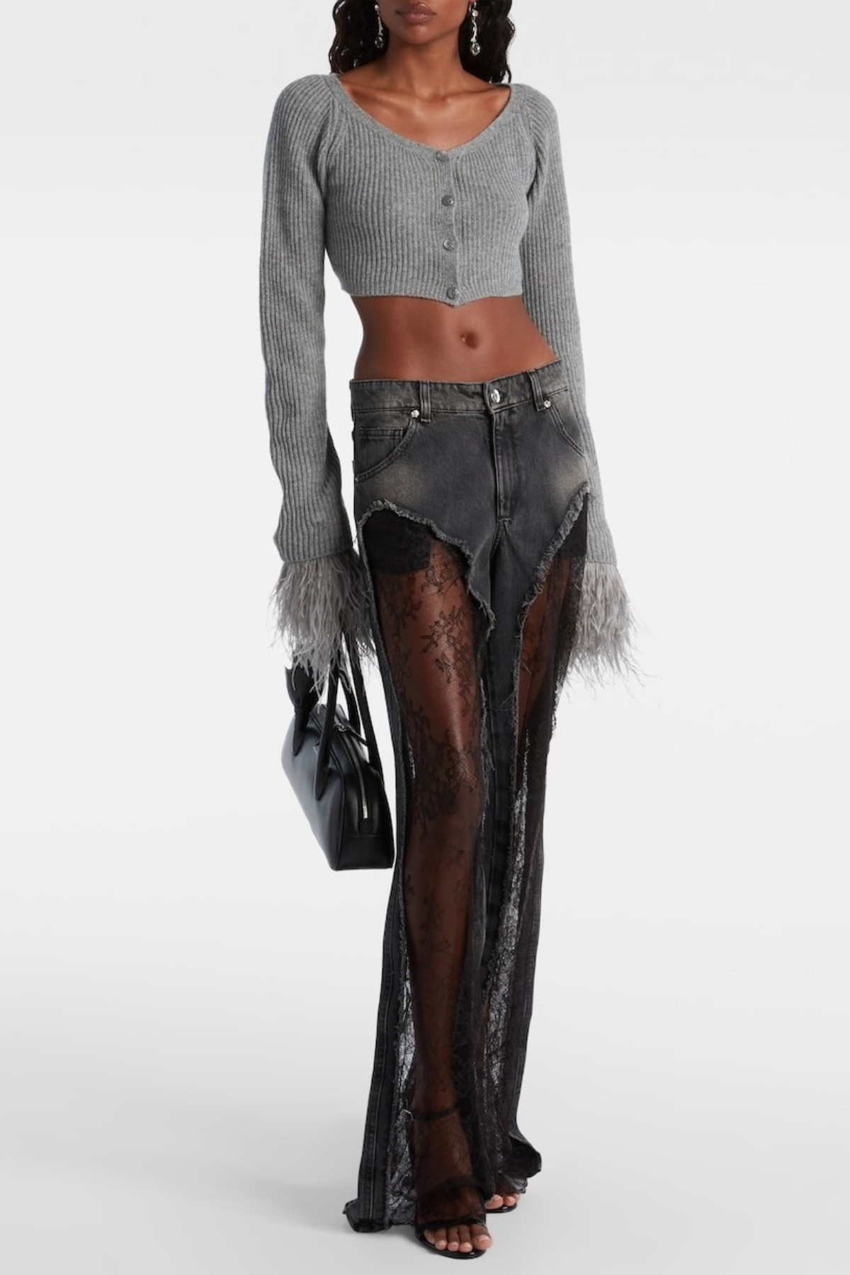 Bionne Lace Panel Jeans