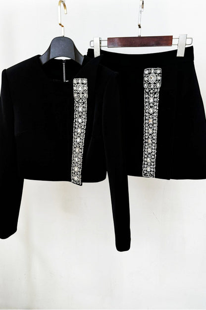 Bluma Diamante Embellished Two Piece Set