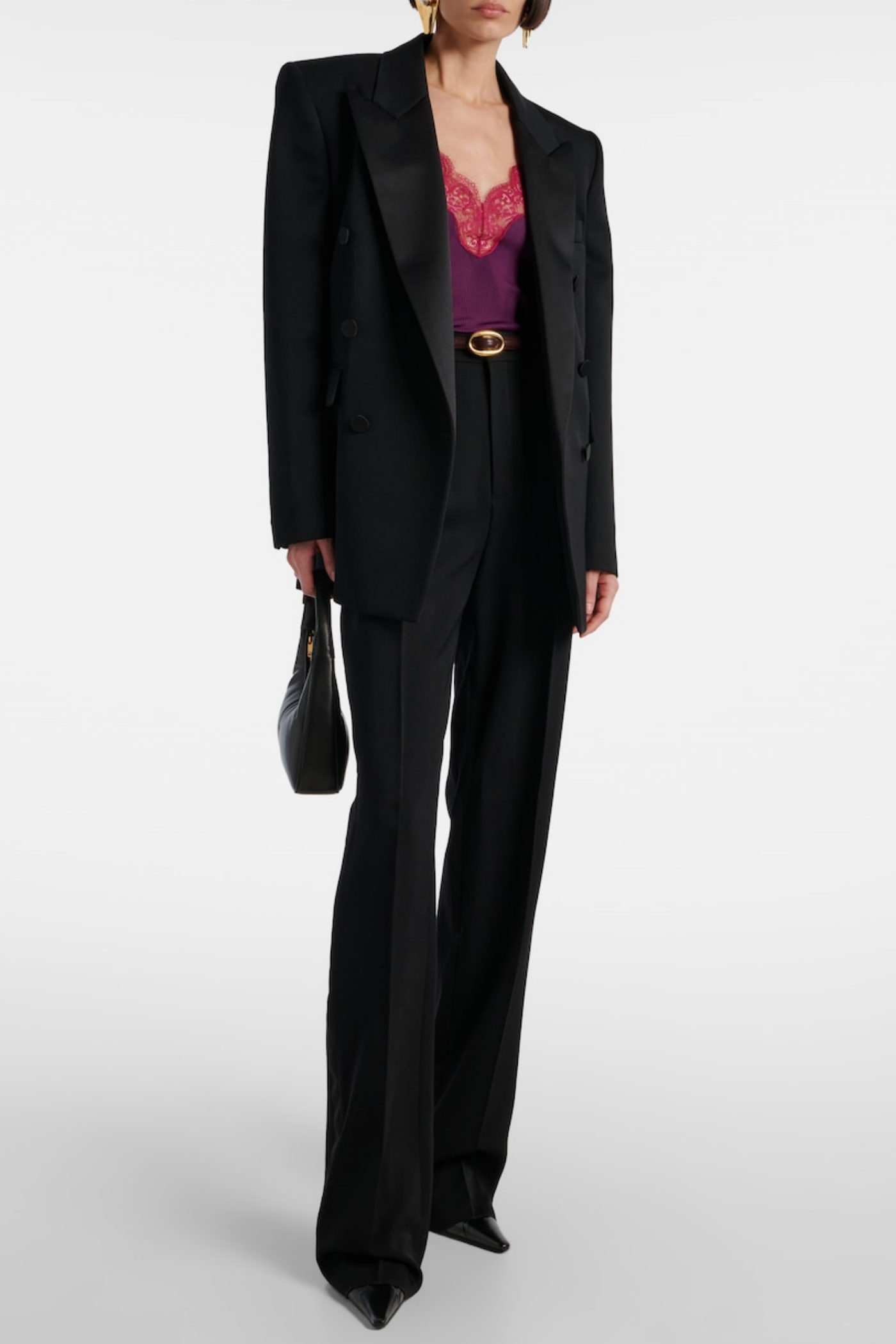 Brandra Lace-trimmed Tank Top - Purple