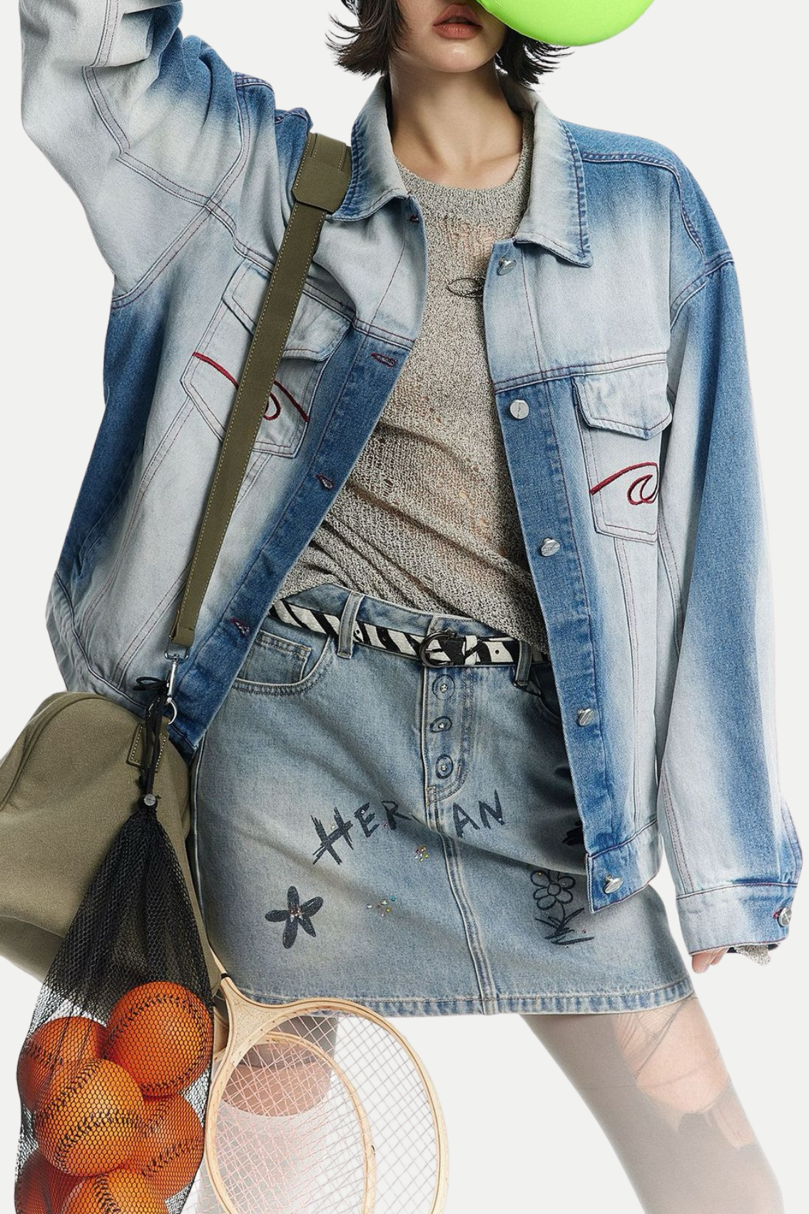 Brogan Gradient Denim Jacket