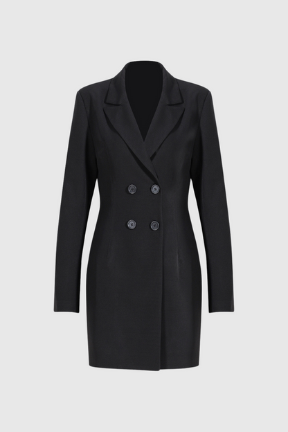 Cabo Double-Breasted Blazer And Tulle Skirt Set