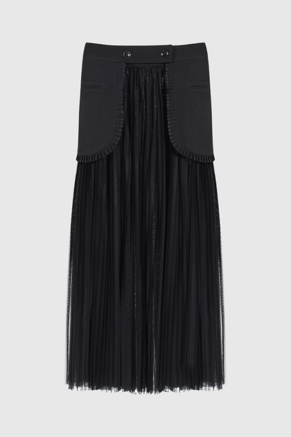 Cabo Double-Breasted Blazer And Tulle Skirt Set