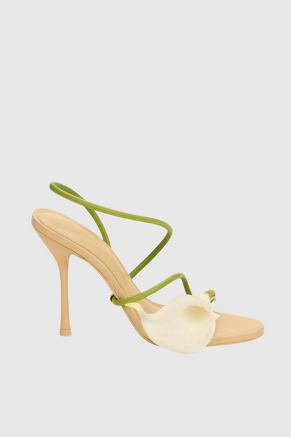 Calla Lily PVC-trimmed Sandals