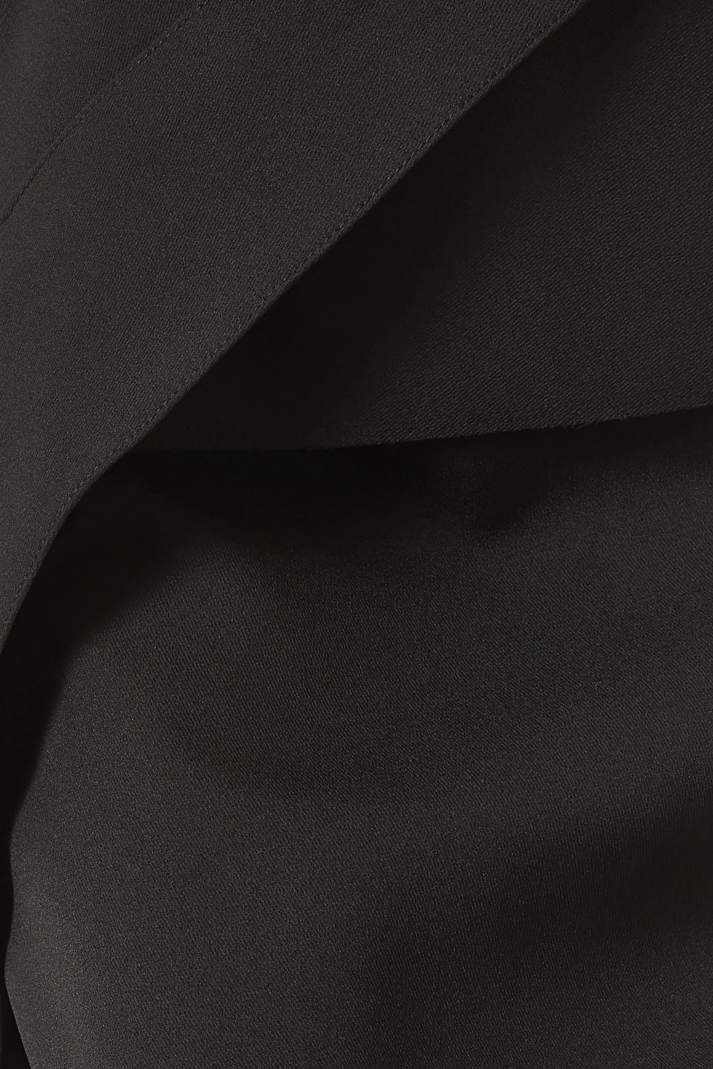 Chapera Asymmetrical Pleat Maxi Dress - Black