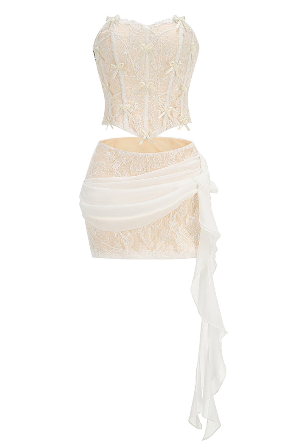 Charlotte Lace Corset Set