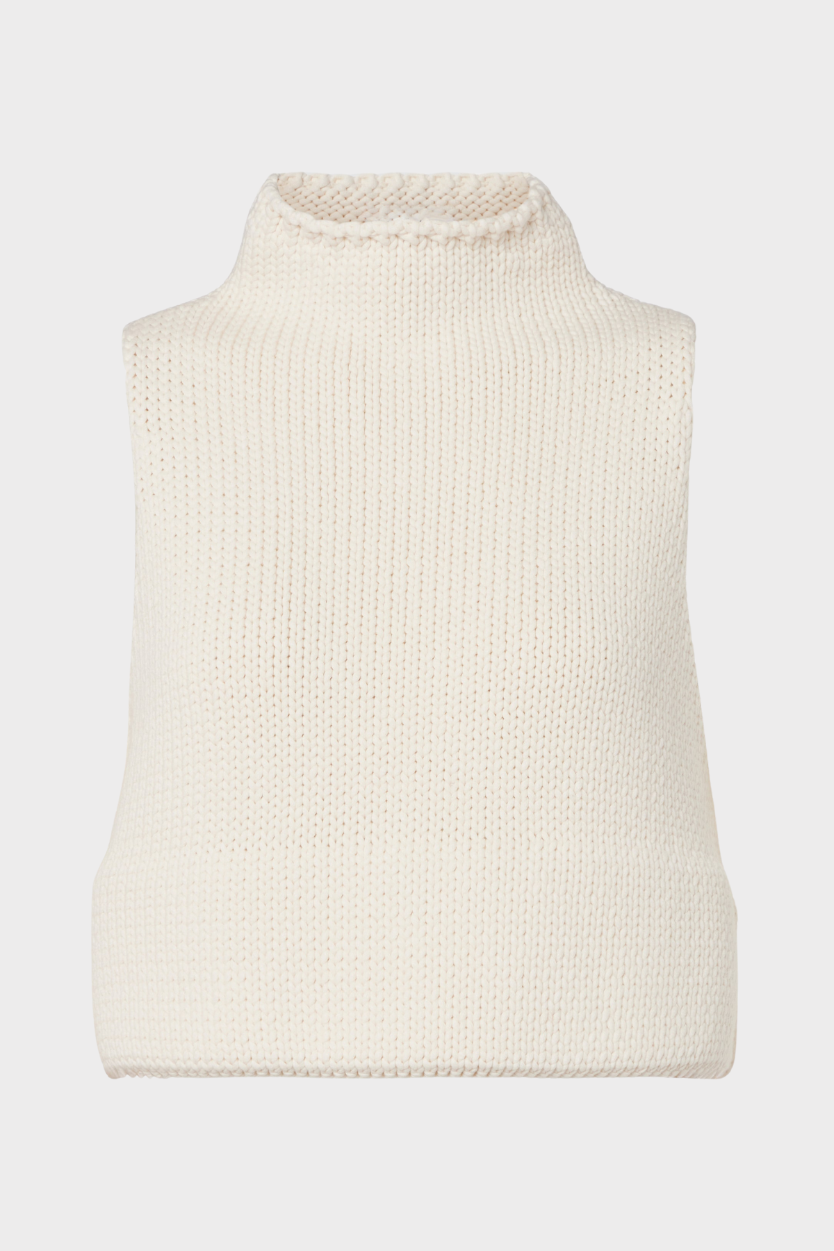 Chrisop Ribbed-knit Tank Top - White