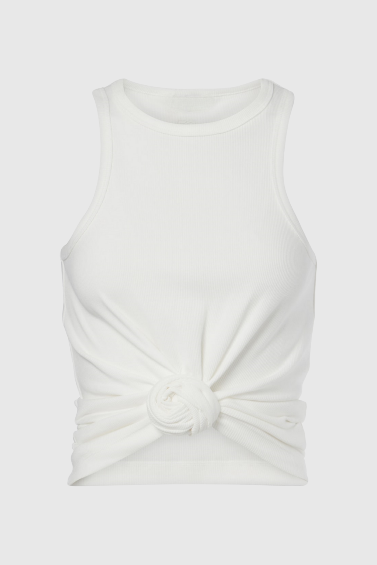 Claudas Knot Tank Top - White