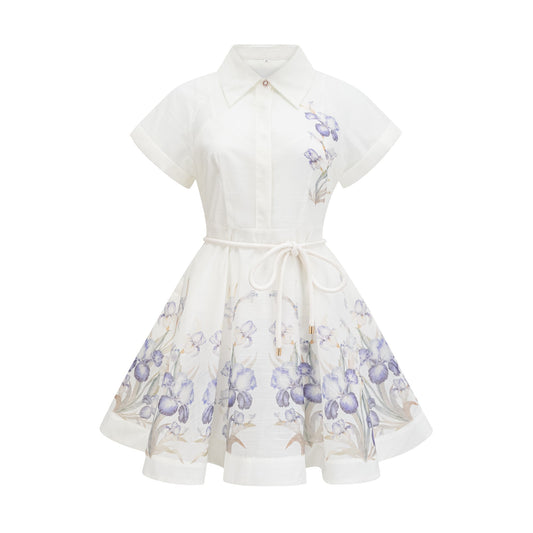 Fabienne floral-print mini dress (US Only)