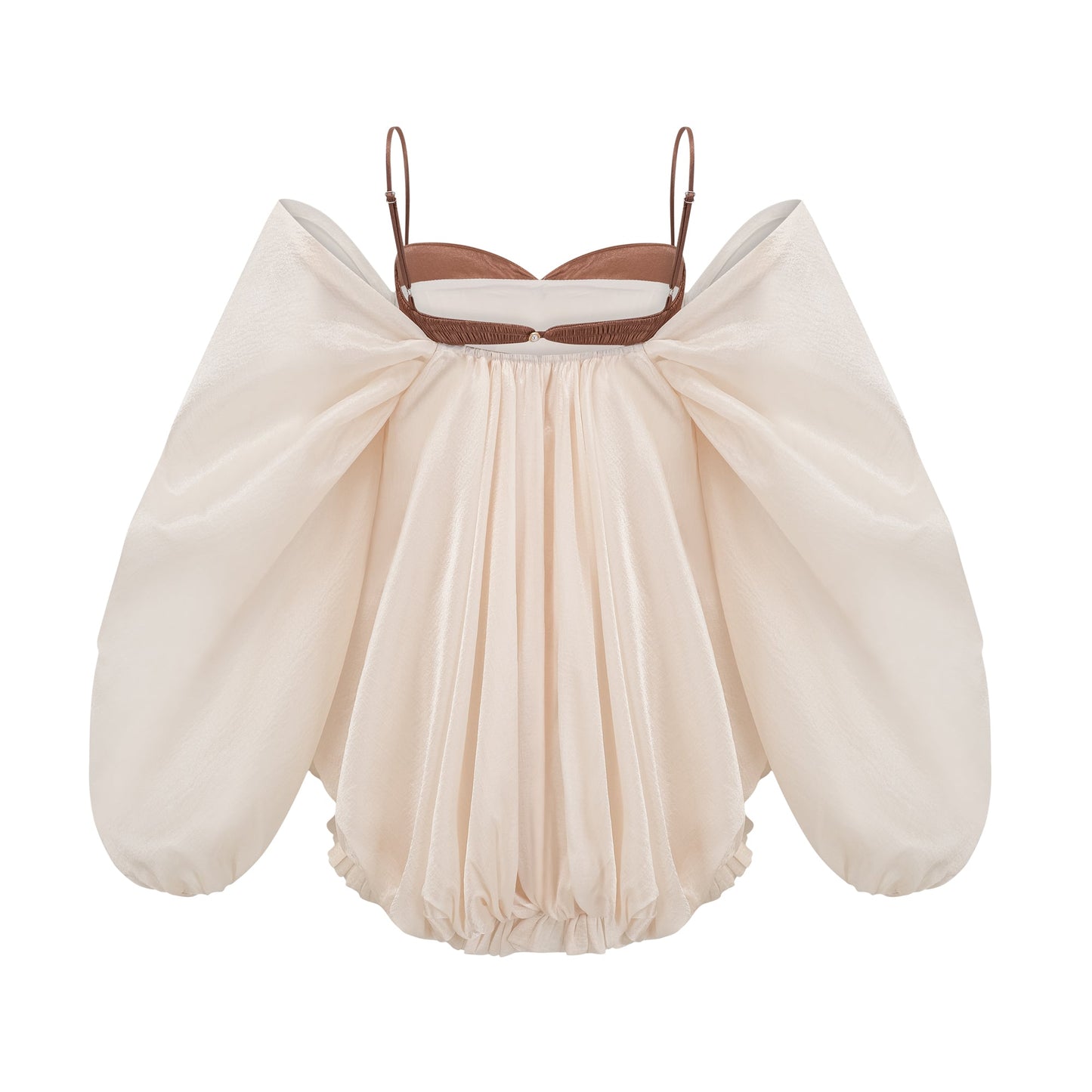 Laura puffy-design mini dress