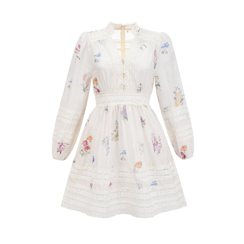 Justine floral-print mini dress (US Only)