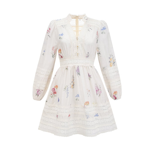 Justine floral-print mini dress (US Only)