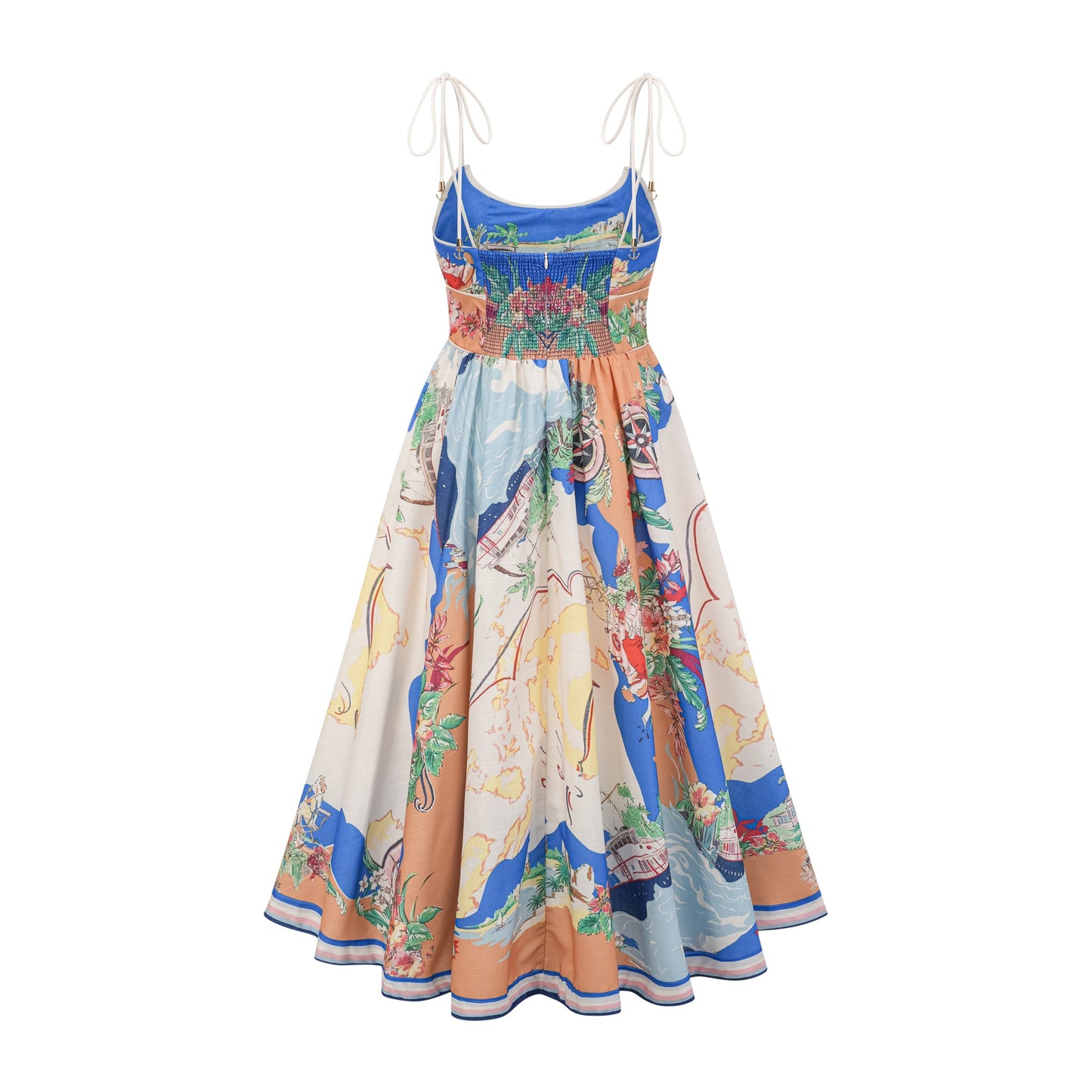 Joan graphic-print midi dress (US Only)