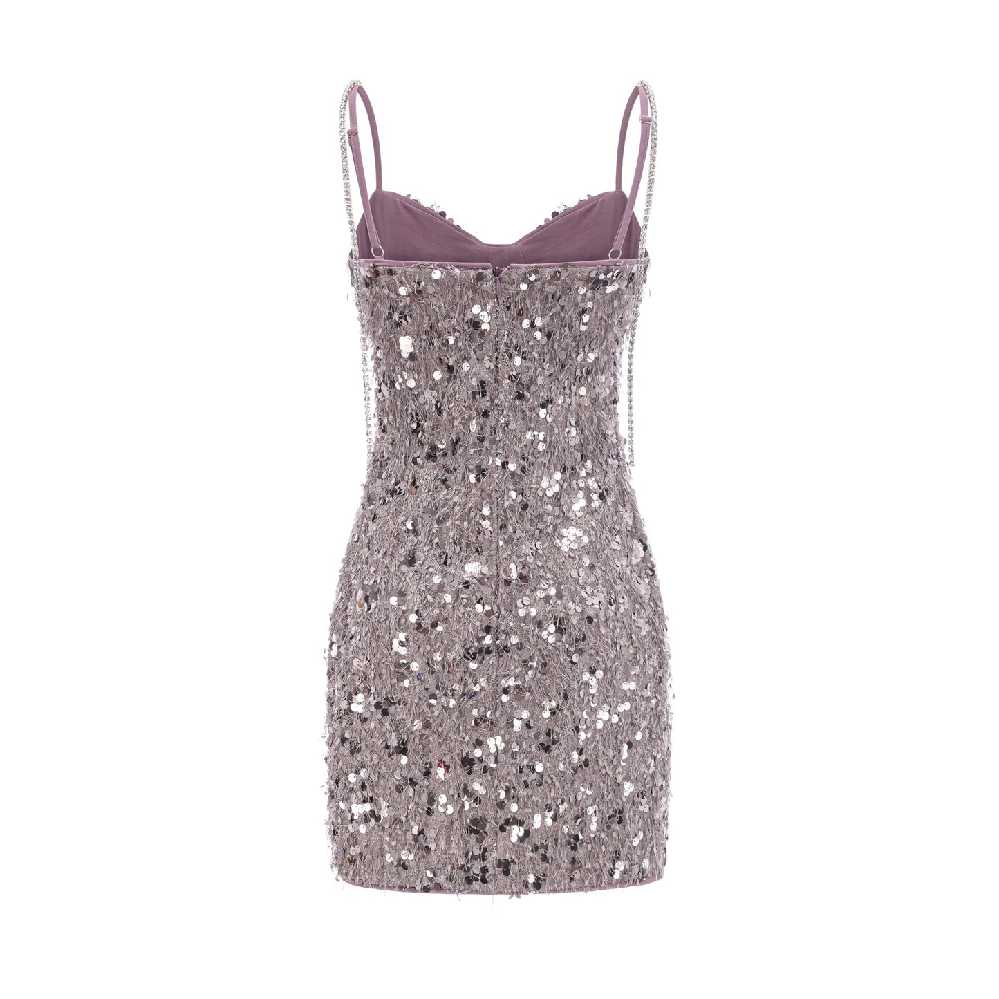 Lucena purple embellished mini dress (US Only)
