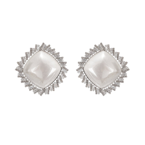 Marilyn crystal-embellished stud earring