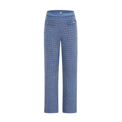 Ghislaine sequin-embellished jacket & trousers matching set
