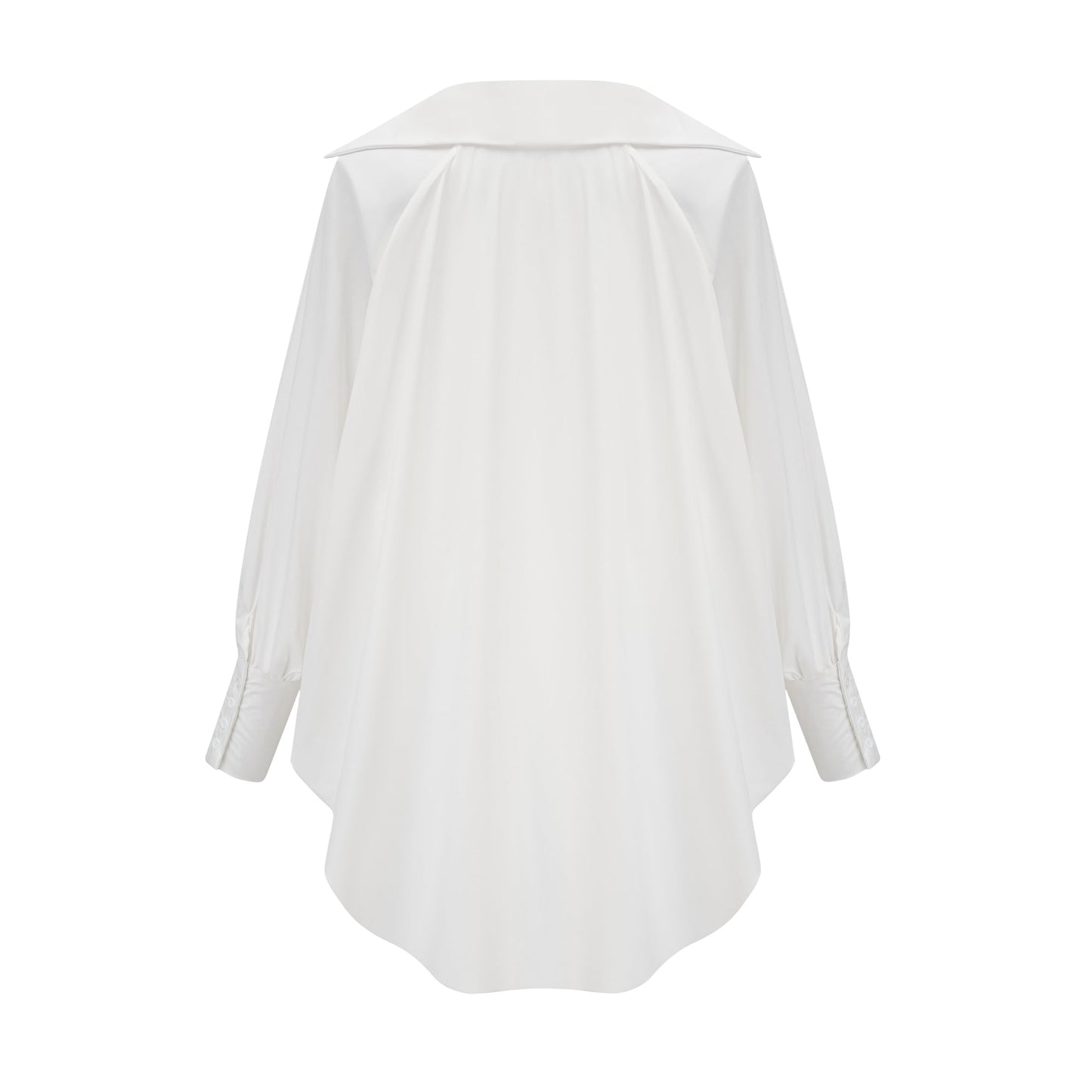 Marion high-low puffed shirt