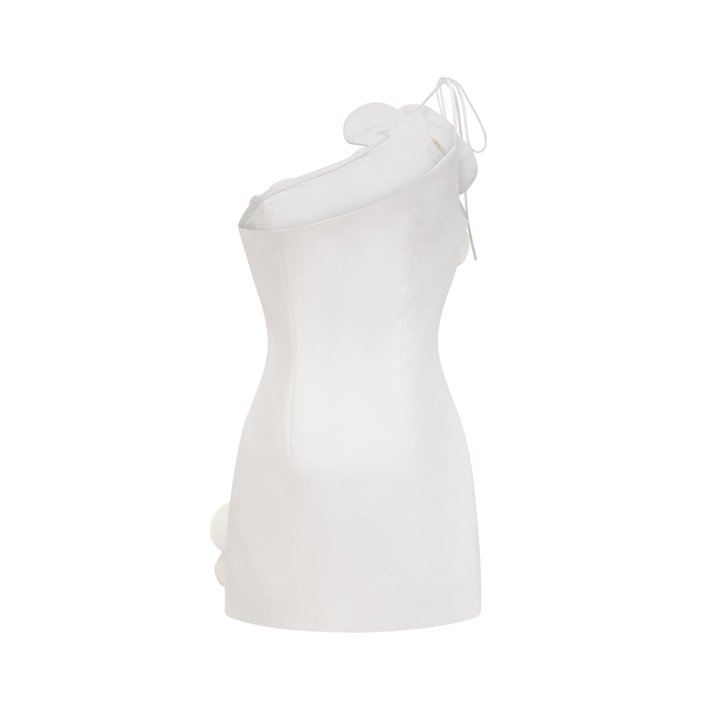 Liane floral off-shoulder mini dress in White