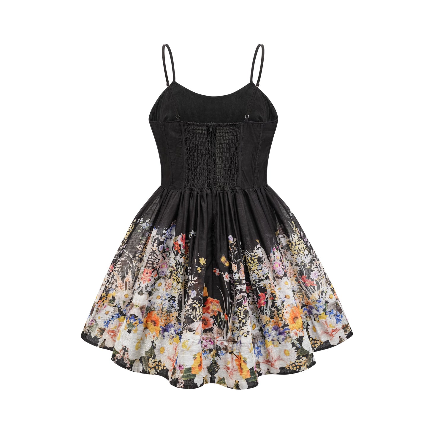 Valentia floral-print ruched mini dress (US Only)