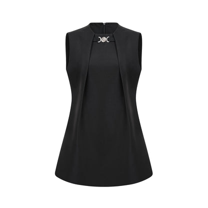 Bérénice sleeveless wool mini dress (US Only)