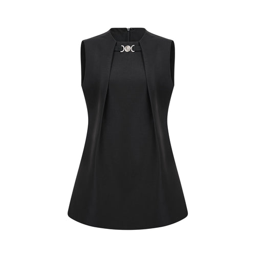 Bérénice sleeveless wool mini dress (US Only)