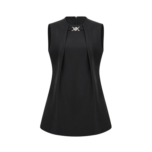 Bérénice sleeveless wool mini dress (US Only)