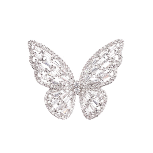 Evodie rhinestone butterfly ring (US Only)
