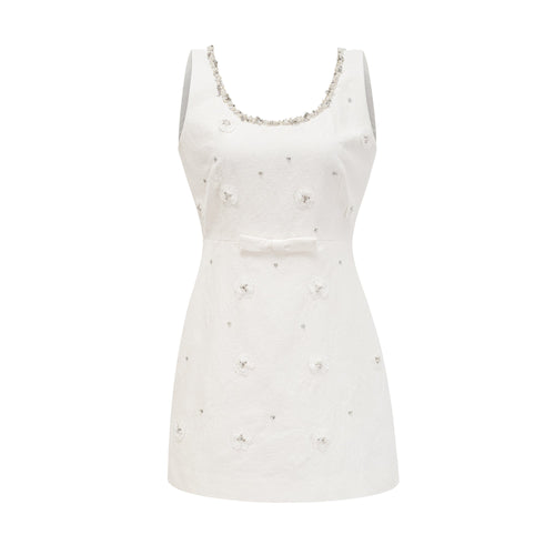 Philippine bow embellished mini dress (US Only)