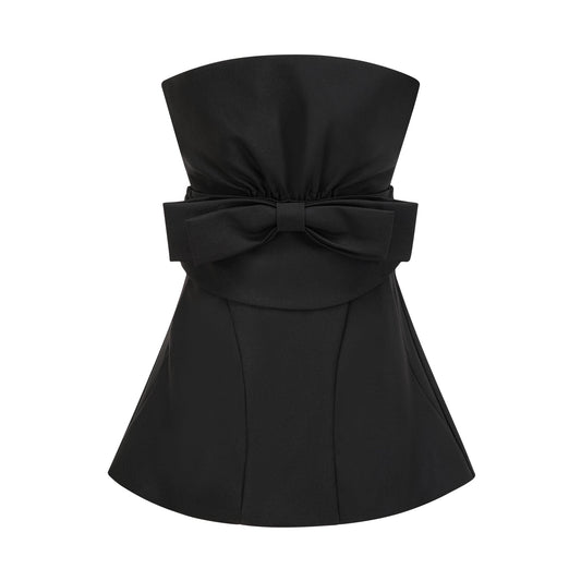 Caribe bowknot off-shoulder mini dress (US Only)