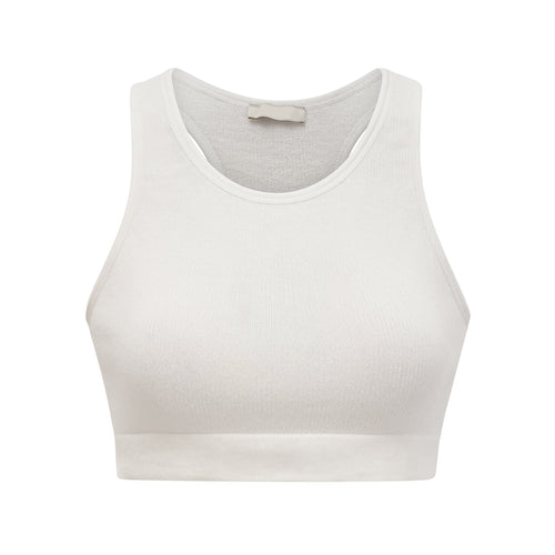 Cordelia seamless cotton cropped top