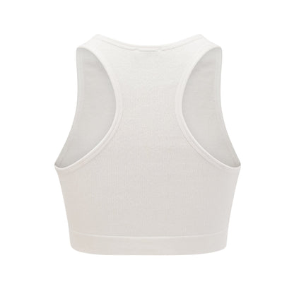 Cordelia seamless cotton cropped top