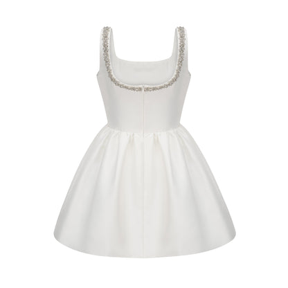 Perrine crystal-embellished mini dress