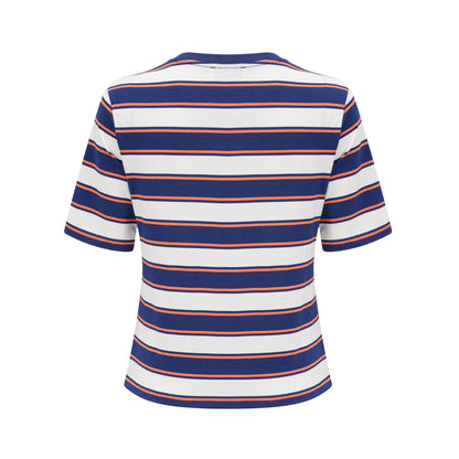 Jade stripe-print cotton T-shirt