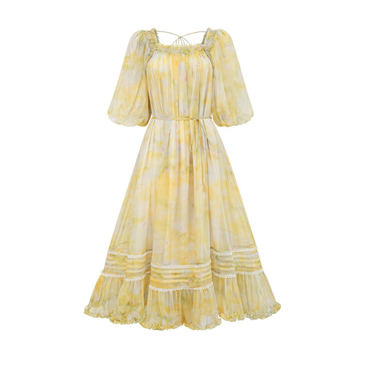 Fabienne ruffled midi dress (US Only)
