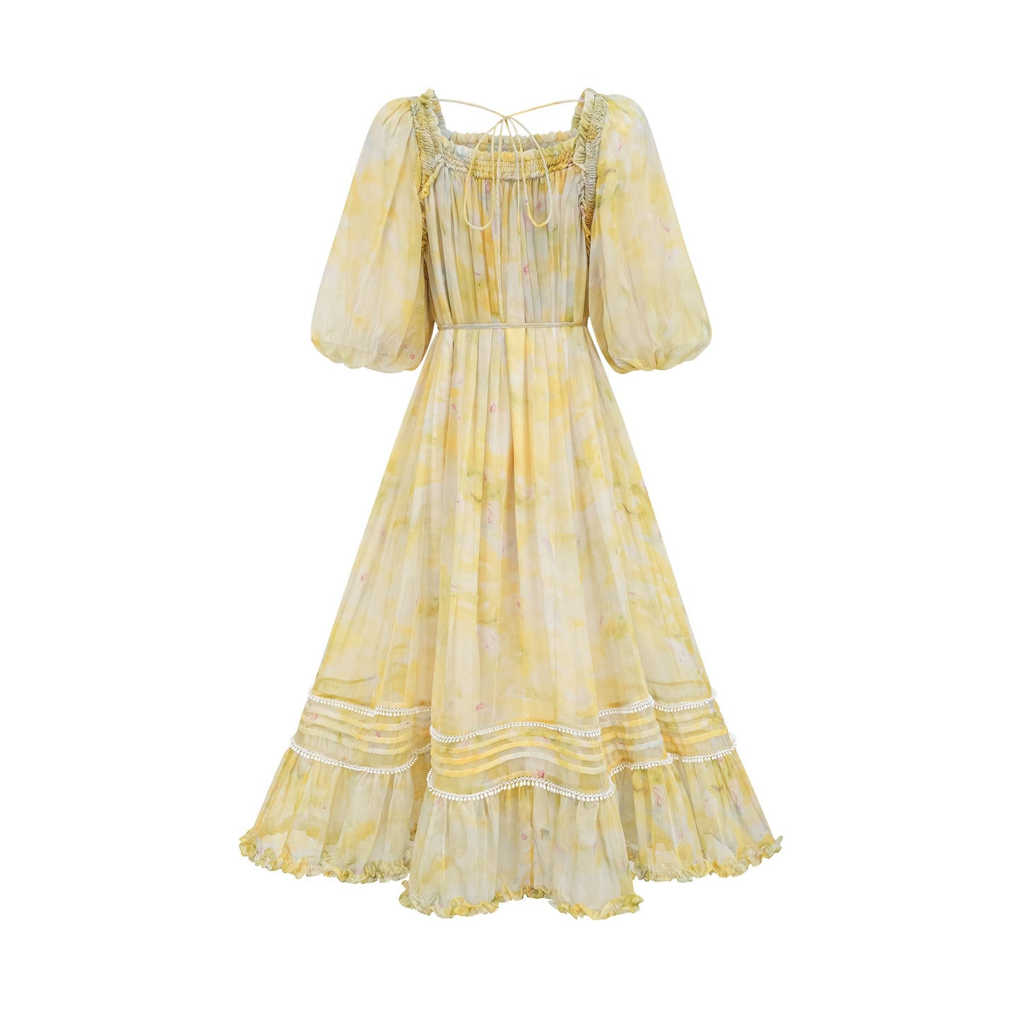 Fabienne ruffled midi dress (US Only)