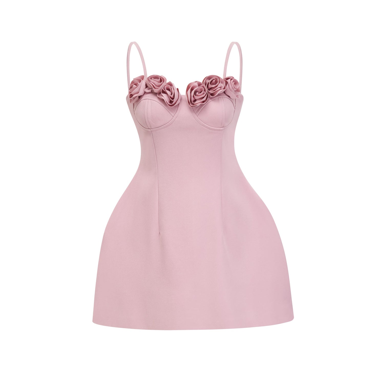 Pauline faux-flower mini dress (US Only)
