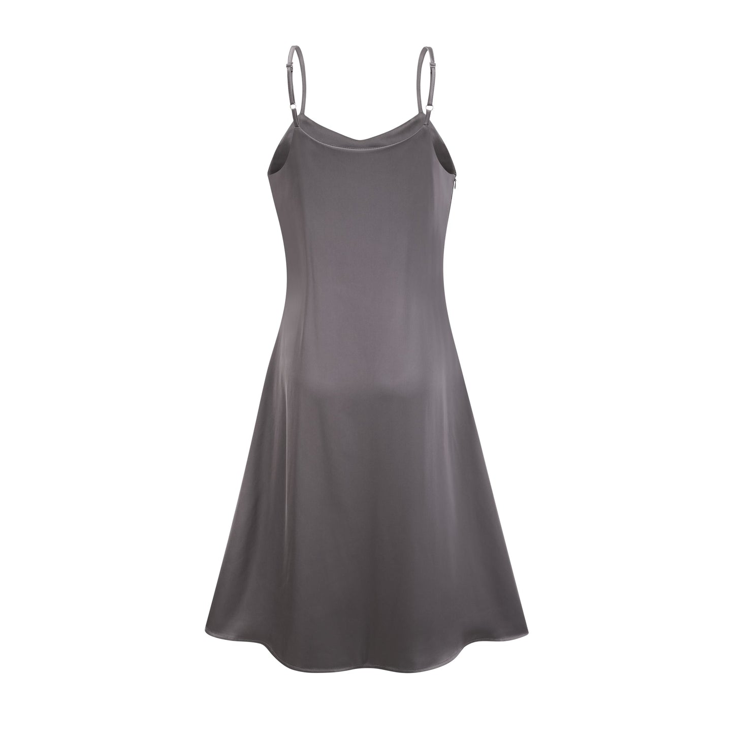 Laria twist-detail satin midi dress
