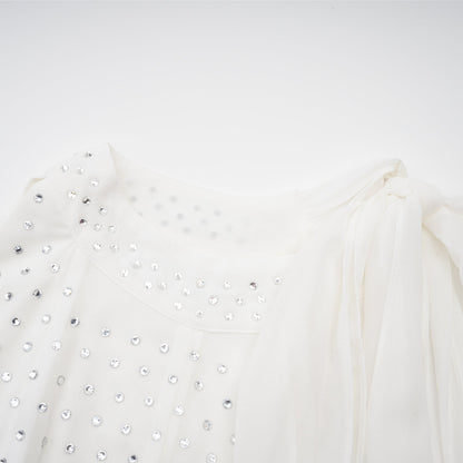 Nalita crystal-embellished midi dress
